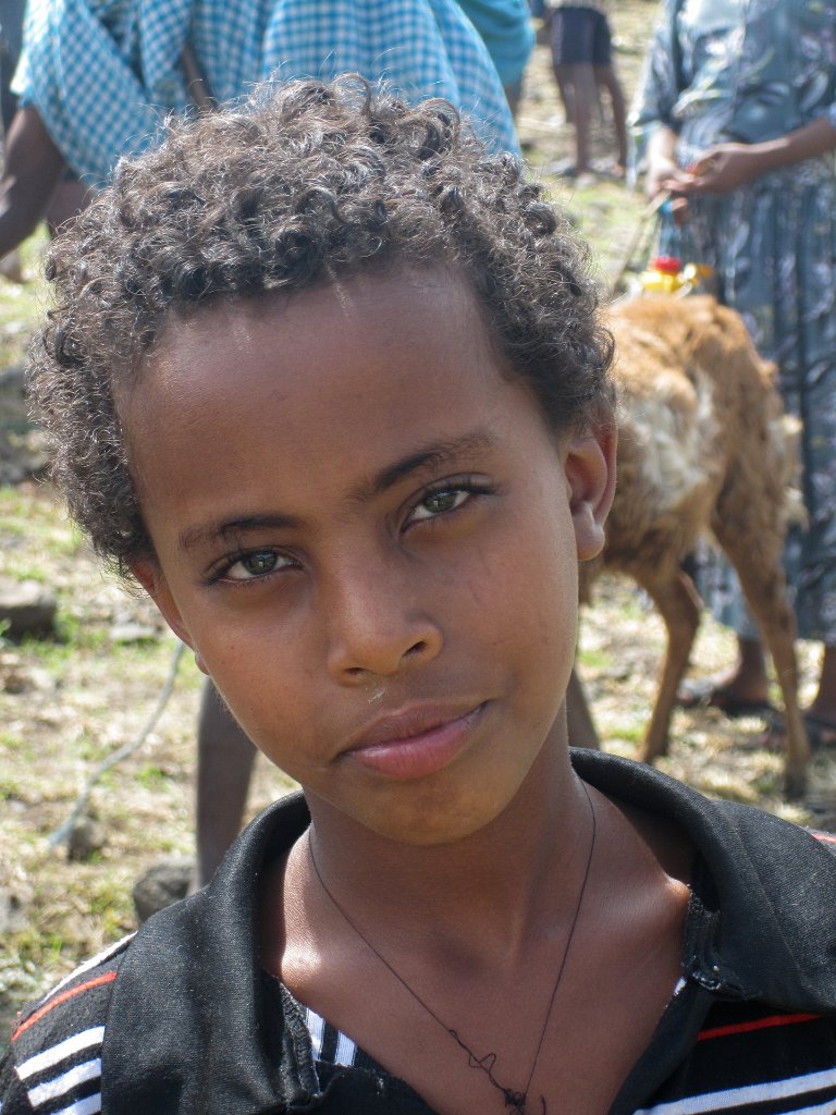 41-Children at the cattle market.jpg - Children at the cattle market